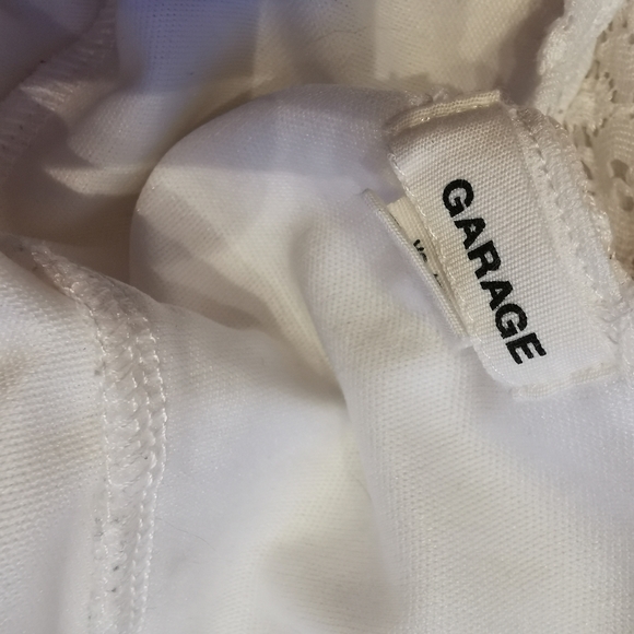 GARAGE - White Lace Flared Tank top in XS - Picture 2 of 3
